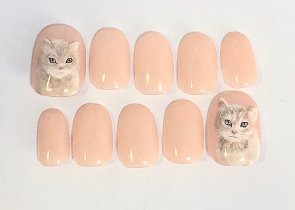 手描きアートネイルチップ